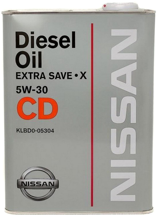 Олива моторна NISSAN Diesel Extra Save-X 5W-30 CD 4 л (KLBD005304)